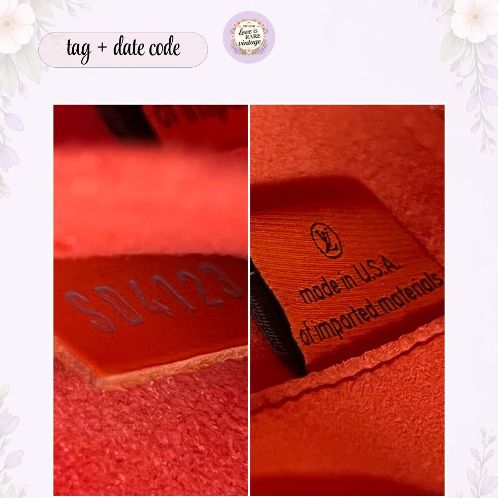 Authentic Louis Vuitton Alma BB Epi Leather Orange Crossbody • Silver Hardware - Picture 14 of 15